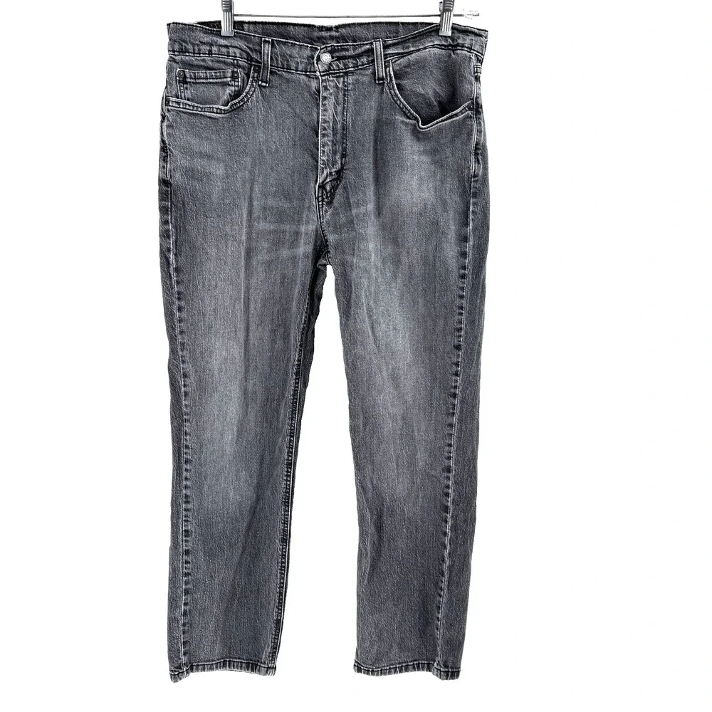 Levis 541 Straight Leg Jeans Men's 36X30 Vintage Black Wash Cowboy Rodeo Western